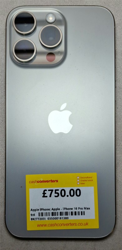 Apple iPhone Se Mmxf3b/A 64GB Black for £119.99 Second Hand