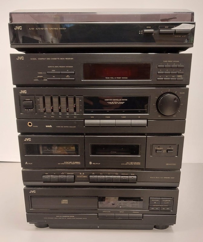 Jvc 5 Stack Sound System Al-E21bk | 049300171268 | Cash Converters