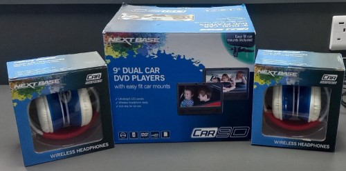 Nextbase 9'' Dual Car DVD Player In Car DVD Player Black 016500239786