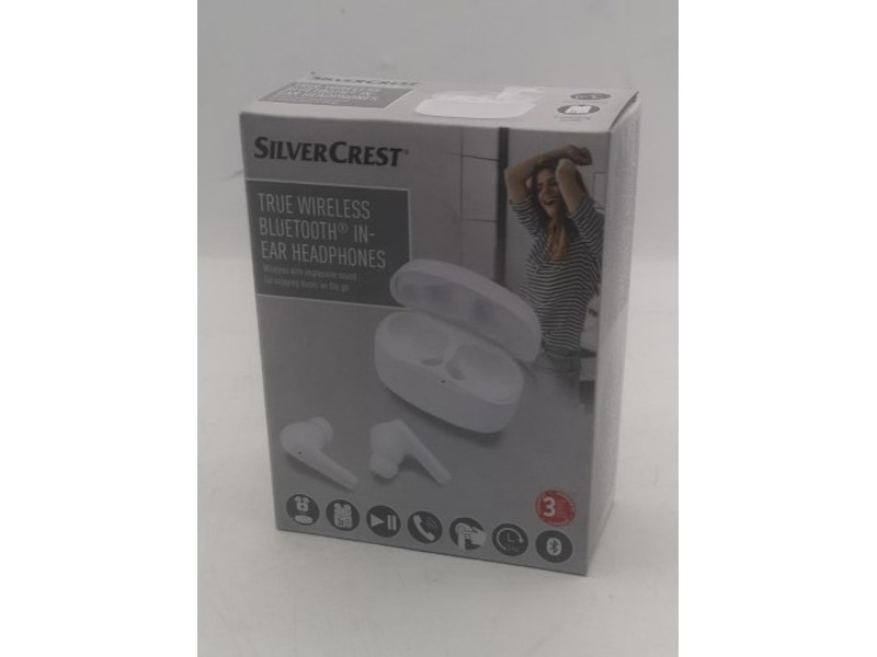 Silvercrest True Wireless In Ear Headphones White | 039700173744 | Cash  Converters