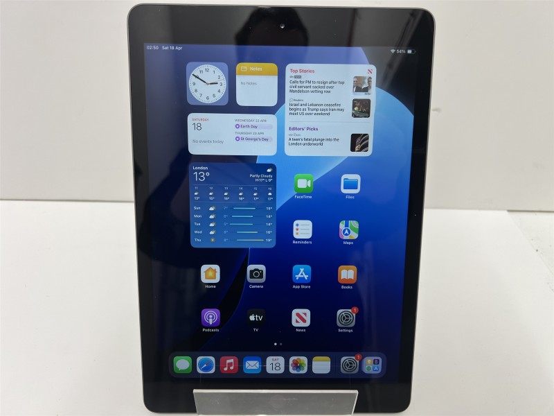 Apple iPad 8th Gen Myl92b/A 32GB Silver for £159.99 Second Hand