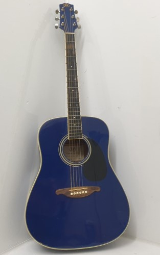 Sx Dg1k II Acoustic Guitar. Blue