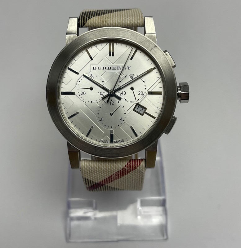 腕時計バーバリー　GENUINE BURBERRY Watch 　BU9357 Burberry BU9357 Silver Tone Stainless Steel Men's Watch