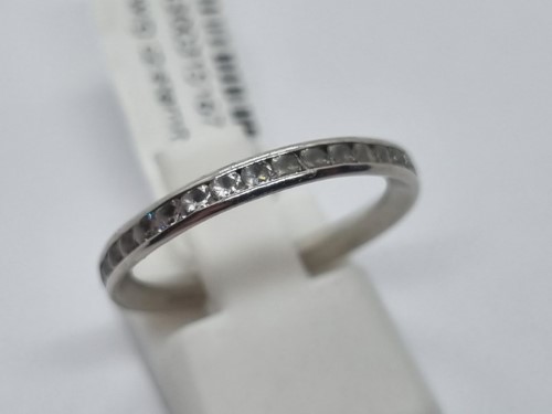 18ct White Gold Approx. 0.20ct Quad Diamond Ring Size L 1/2 4.6g -  Jewellery from Almagrove Jewellers UK