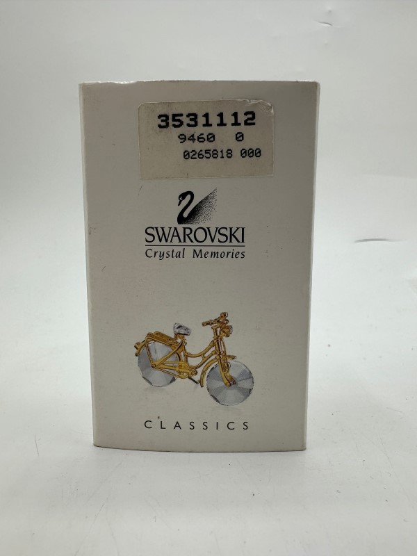 Crystal Ornament Swarovski Crystal Memories, Classics, Bike for