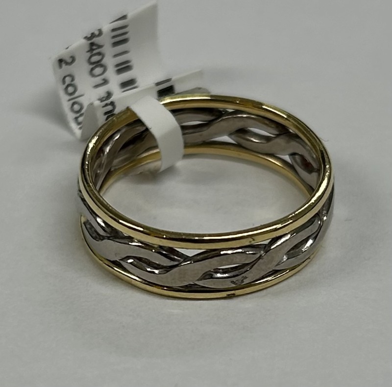 18Ct 2 Colour Celtic Band Ring Ring Size R | 033400116427 | Cash Converters