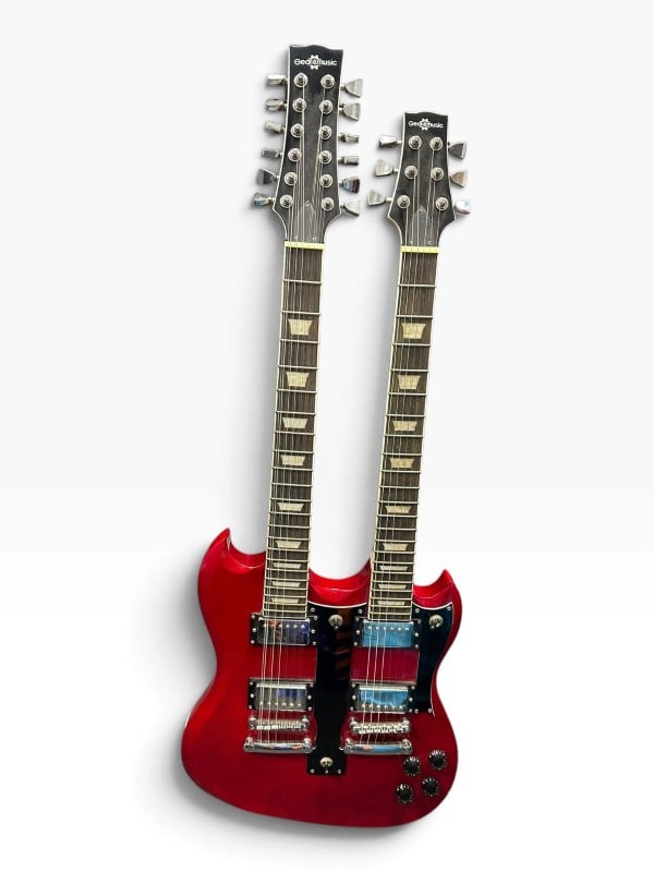 G4m Double-Neck Guitar Red | 034900218907 | Cash Converters