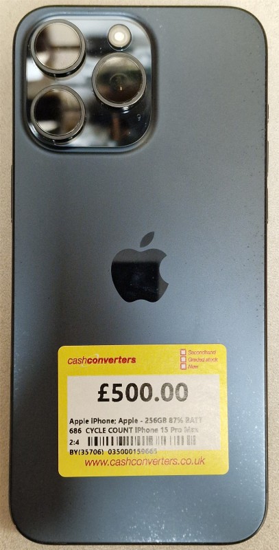 Apple iPhone 14 Pro Max 256GB Purple for £369.99 Second Hand
