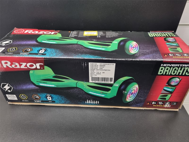 Razor Hovertrax Brights Green | 059600000278 | Cash Converters