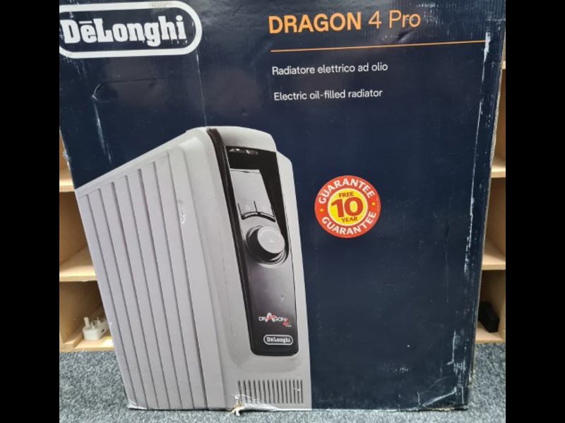 Electric Heater De'longhi Dragon 4 Oil Filled 2.5Kw Rad Trdx41025e, 040700173646