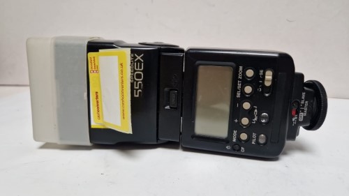 (Flash Camera) Canon , Speedlite 550Ex Flash Unit, Serial 0P0212, Red Gold 046300088777