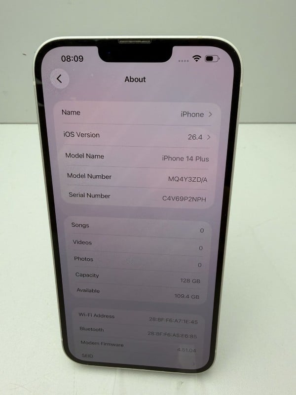 Apple iPhone 8 Mq6j2b/A 100%Bh 64GB Pink for £69.99 Second Hand