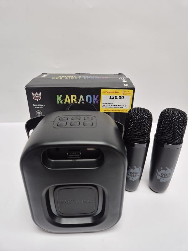 L7 Karaoke Machine W/ 2 Mics Black | 033600128140 | Cash Converters