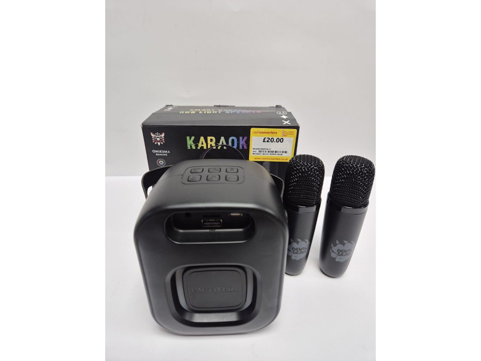 L7 Karaoke Machine W/ 2 Mics Black | 033600128140 | Cash Converters