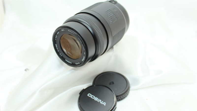 Cosina Lens 210mm-70mm 1:4.5-5.6 Mc Macro Zoom Canon Eos Black ...