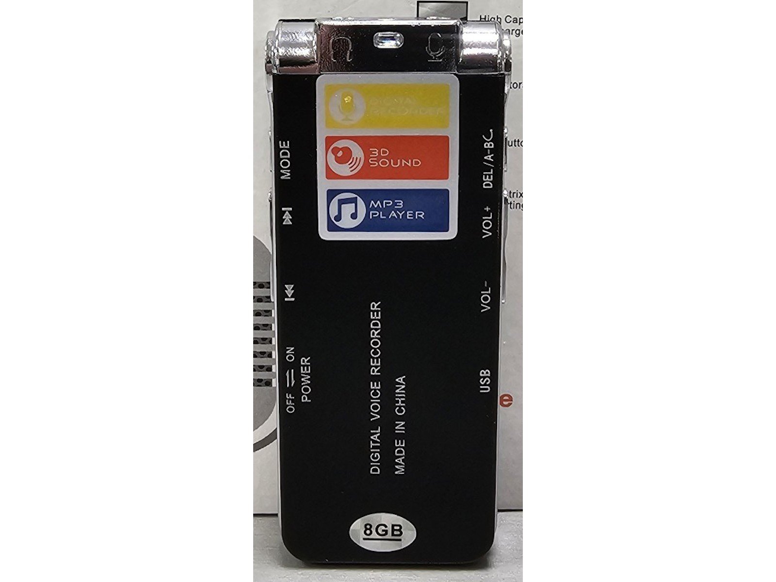 Unbranded Digital Voice Recorder Black | 049300171592 | Cash Converters