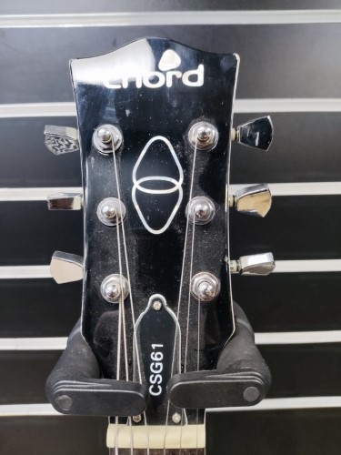 Electric Guitar Chord Csg61 Cream Electric Guitar With Hard Case