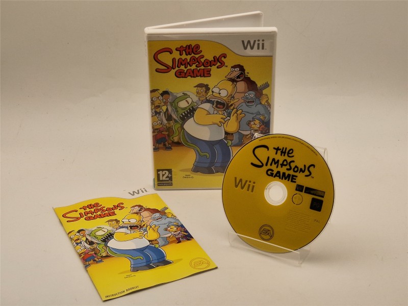 The Simpsons Game With Manual Nintendo Wii | 030300283109 | Cash Converters