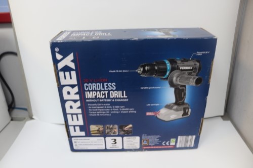 Ferrex Cordless Impact Driver 044900052539 Cash Converters