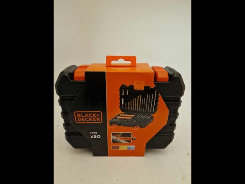 Black + Decker A7188 Drill and Screwdriver Bit Set 50-Piece
