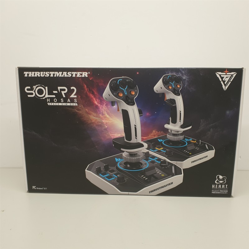 Thrustmaster Sol-R 2 Hosas Space Sim Duo – Dual Flight Stick Set For PC ...