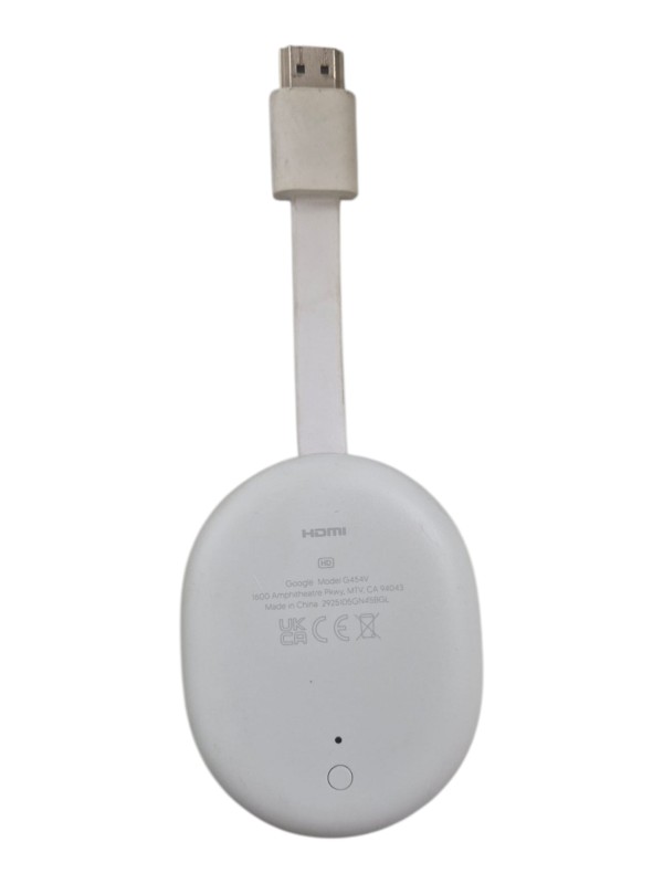 Google Chromecast With Remote White for £34.98 Second Hand