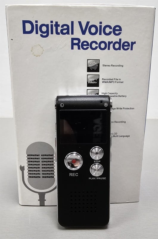 Unbranded Digital Voice Recorder Black | 049300171592 | Cash Converters