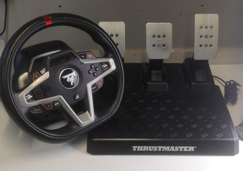 Racing Wheel And Pedals With Force Feedback - Ps5/Ps4 & PC Thrustmaster ...