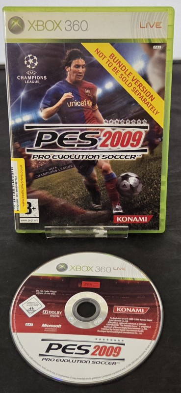 Jeu PES 2009 (Pro Evolution Soccer) Xbox 360 - Très Bon état, Sortie 2009