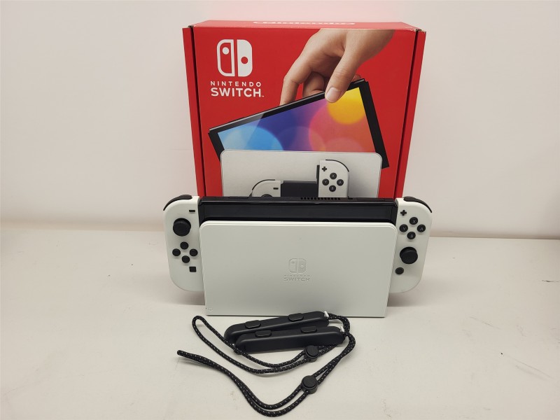 Nintendo Switch Oled 32GB White for £199.99 Second Hand