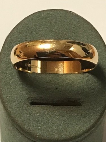 9ct Yellow Gold Mens Ring SizeZ5
