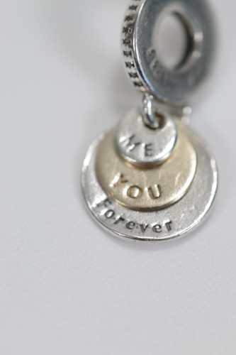 Pandora S935 Ale You Me Forever Silver Charm for