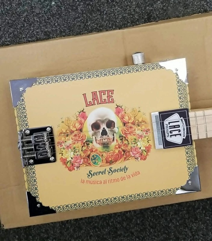 Lace Cigar Box Guitar - Secret Society | 031000343909 | Cash Converters