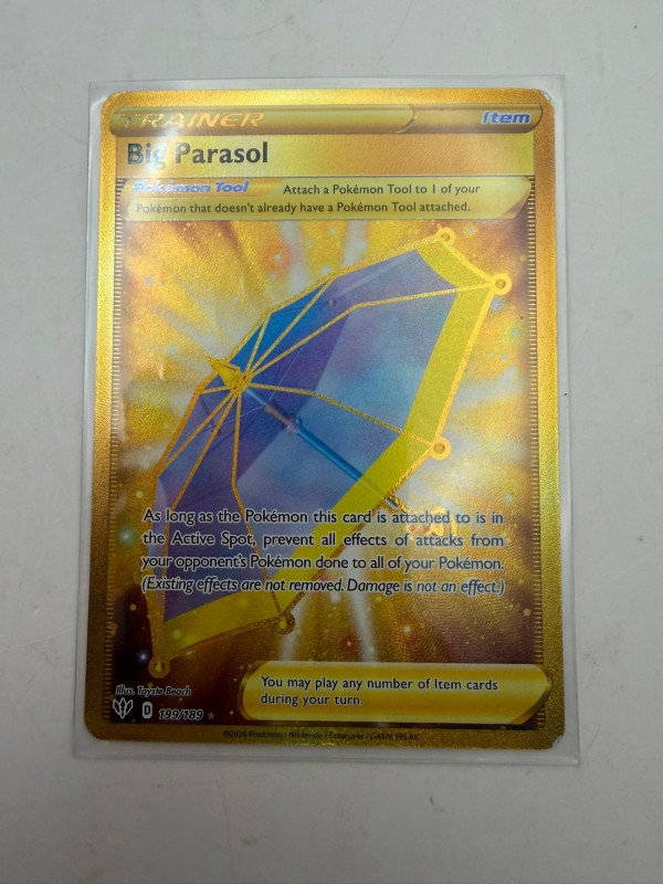 big parasol pokemon card price - - 199/189 - Darkness Ablaze - Full Art The item may be similar but not exactly the same as the image (e.g Great New Pokemon Tool Protects