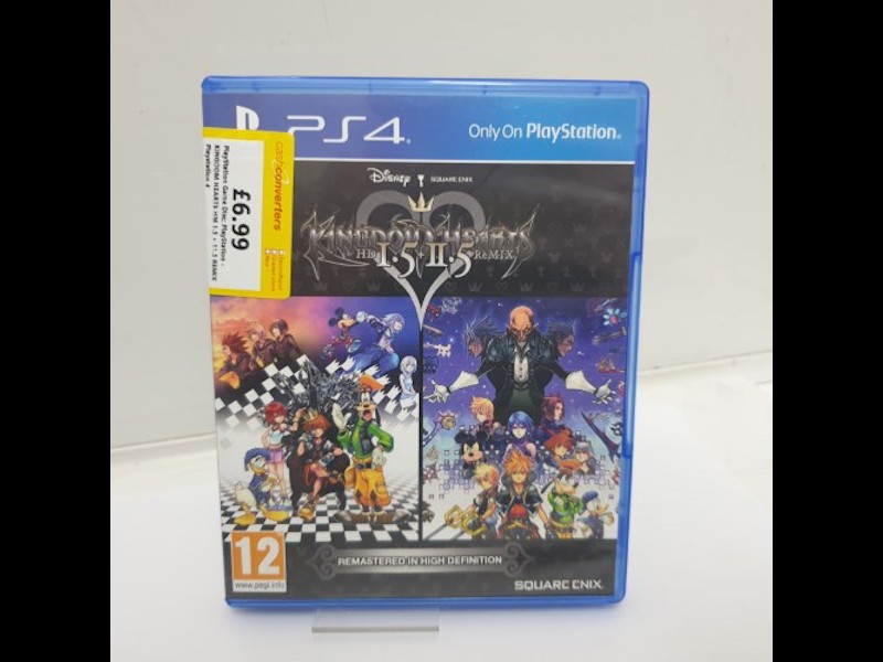 Kingdom Hearts HD 1.5/2.5 Remix Playstation 4, 038600276742
