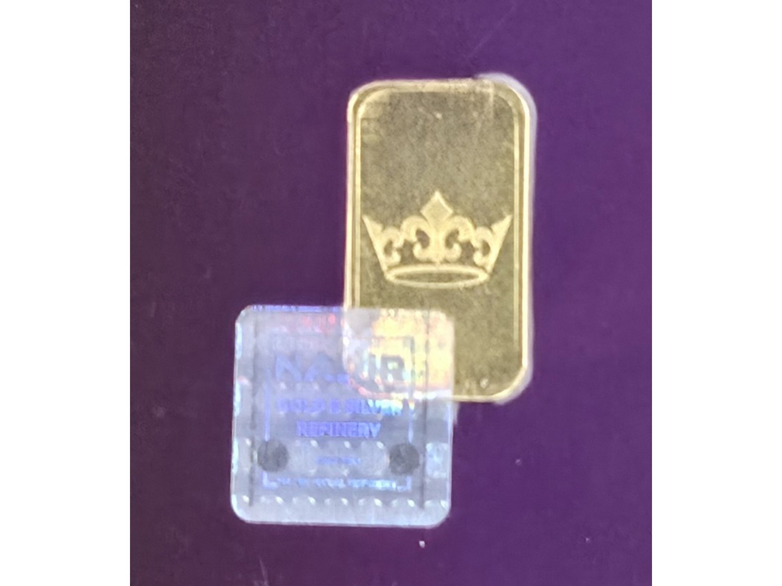 Pure Cash Color 0.25G Tavex Gold Bullion Bar (999.9 Pure 24-Carat Fine Gold) Gold Coin ...
