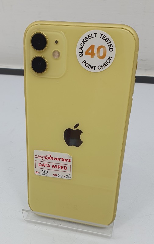 Apple iPhone 11 128GB Yellow for £129.99 Second Hand