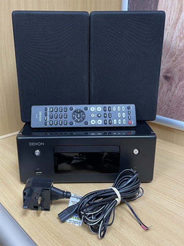 Denon Ceol Rcd-N10 Network CD Receiver Rcd-N10 Black for £229.99 