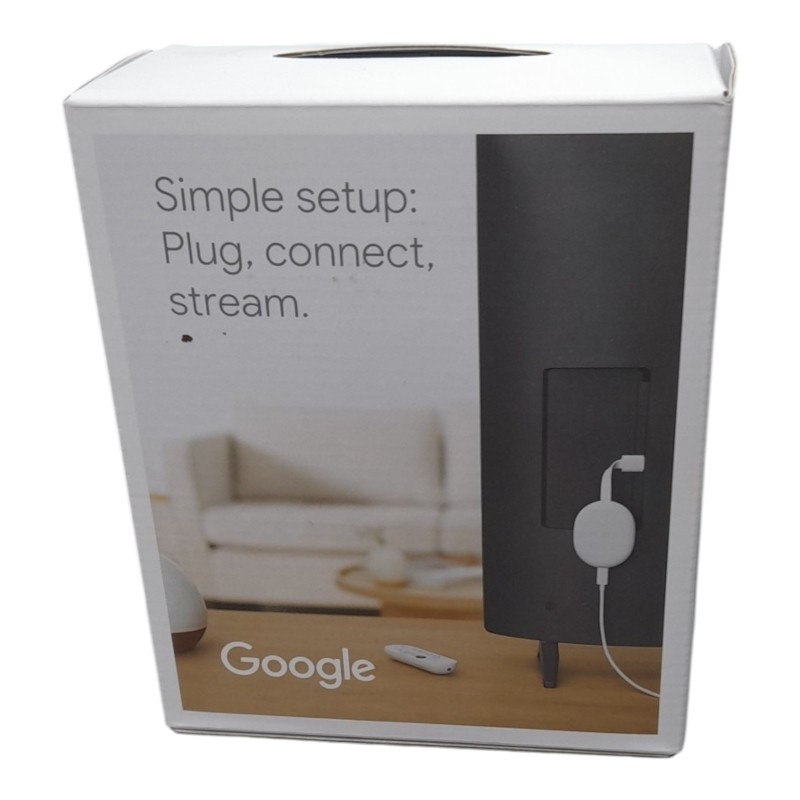 Google Chromecast With Google TV Mfg0120021 White for £39.99