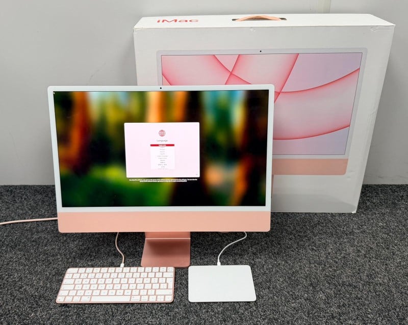Apple iMac 8 Core Cpu/ 8 Core Gpu M1 8GB 256GB SSD 2021 Blue for