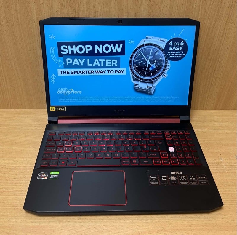 Acer Nitro 5 An515-43 Series AMD Ryzen 5 @ 2.10GHz 32GB 256GB SSD Black ...