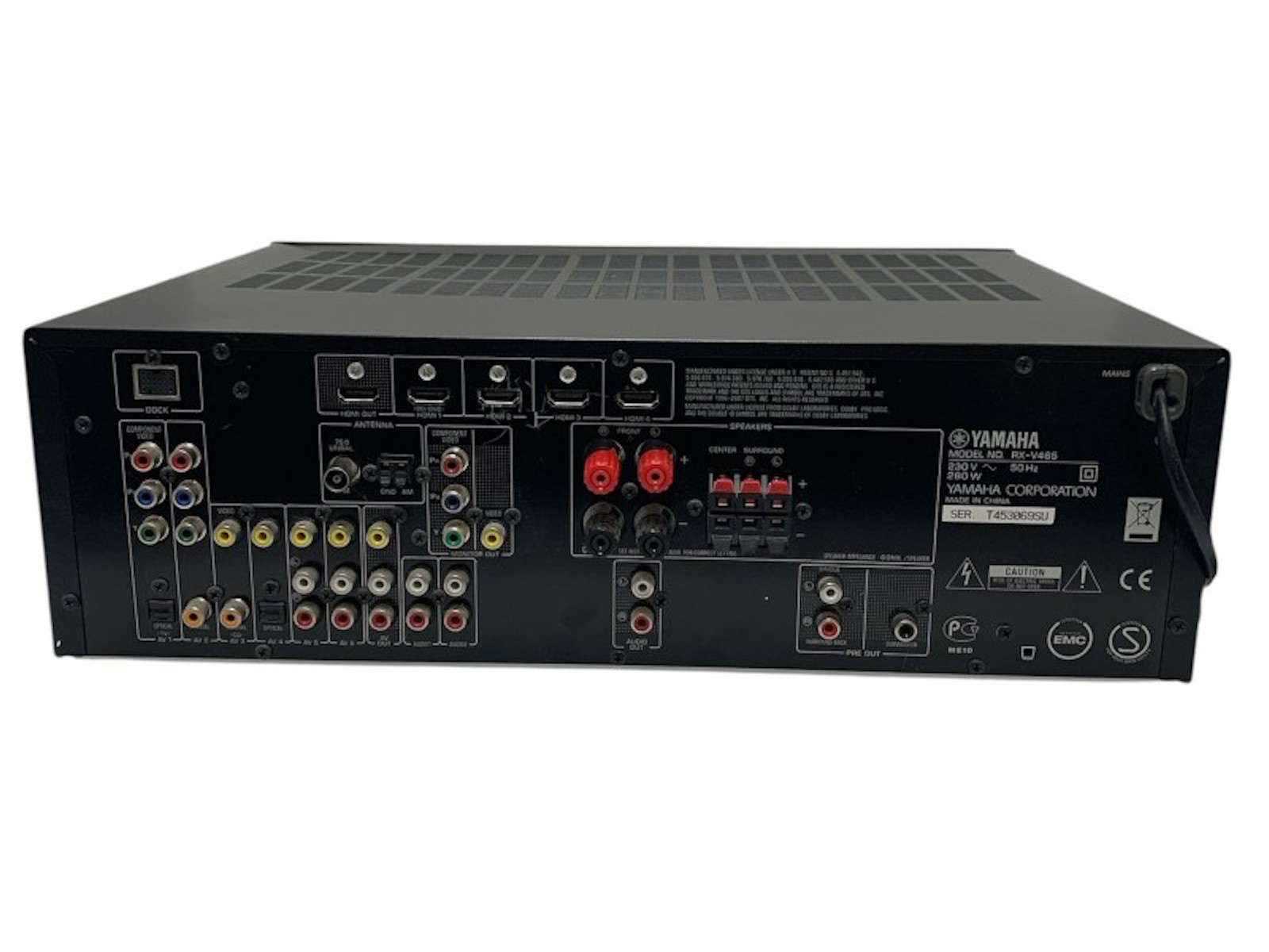 Yamaha Av-Receiver Rx-V465 Black | 019500197276 | Cash Converters