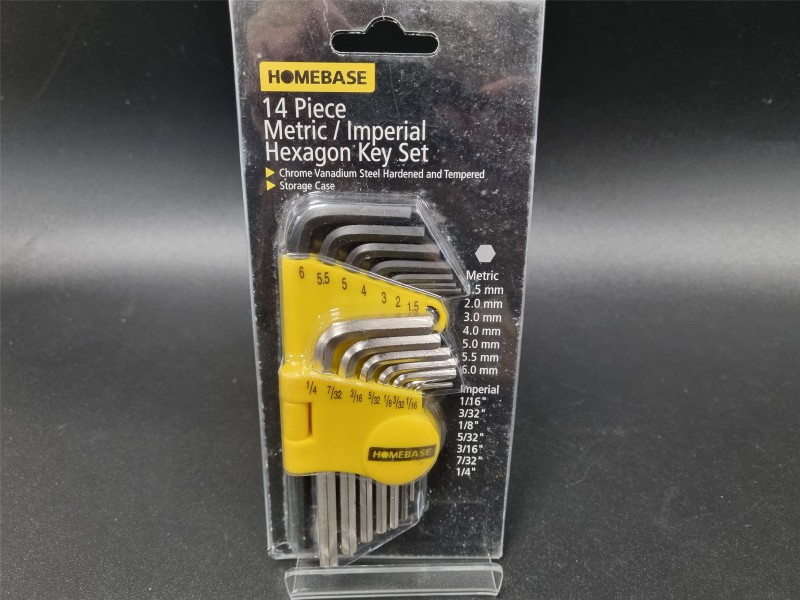 Homebase 14PC Hexagon Key Set Black | 059600001157 | Cash Converters