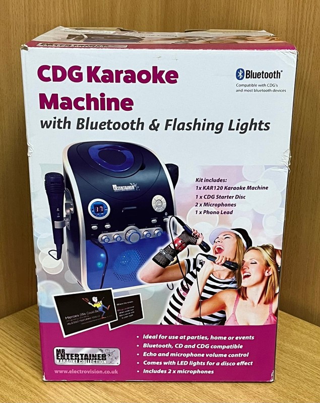 Mr Entertainer Bluetooth Karaoke Machine Black | 015400183135 | Cash ...