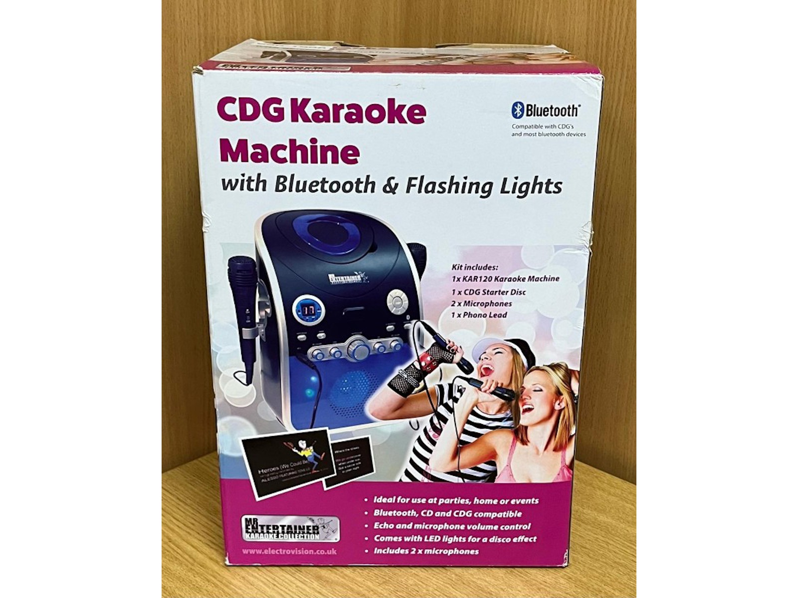 Mr Entertainer Bluetooth Karaoke Machine Black | 015400183135 | Cash ...