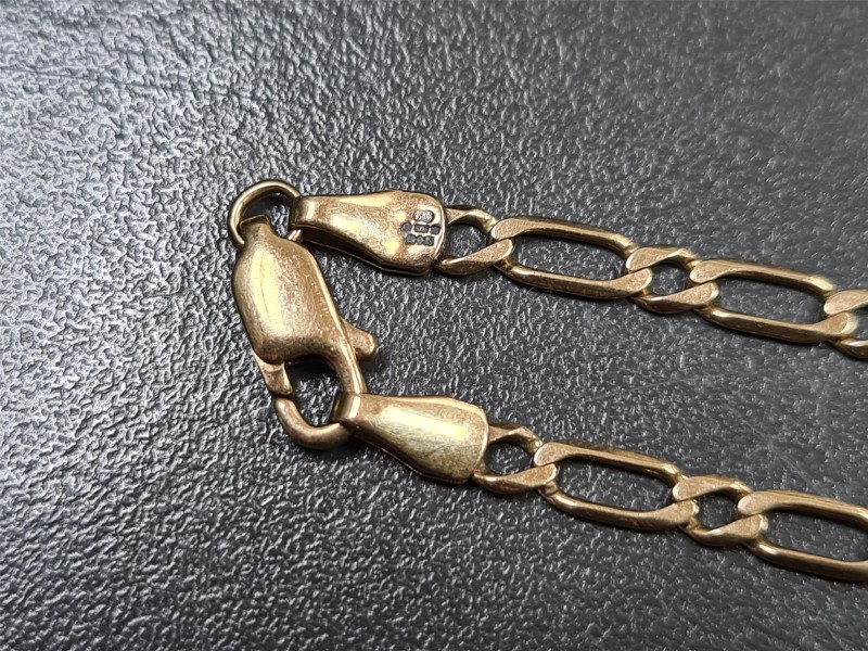 Yellow Gold 9Ct Yellow Gold Figaro Chain Chain 6.41G | 018000223515 ...