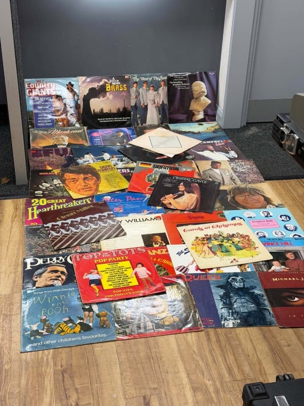 Collection Of Vinyl Albums (40) Bulk Buy (12