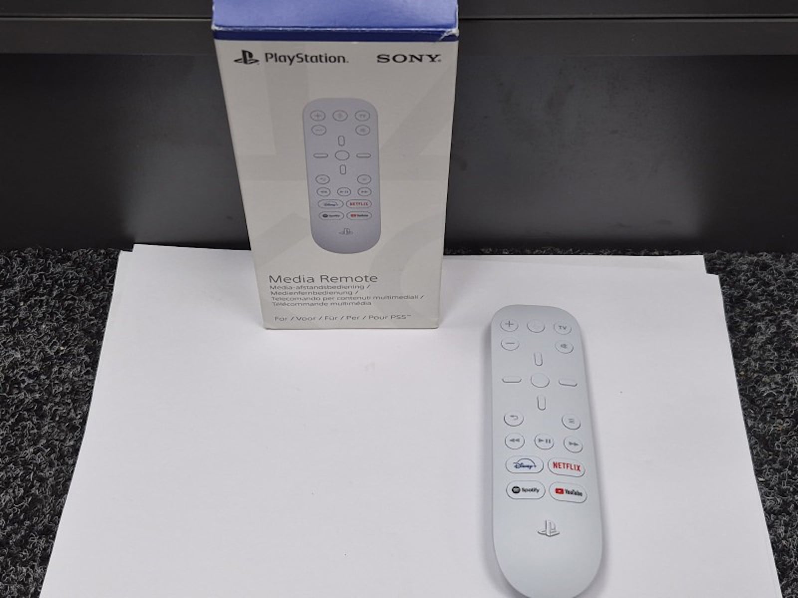 Ps5 Remote Package Sony Playstation Media Remote For Ps5 White | 017900196805 | Cash ...