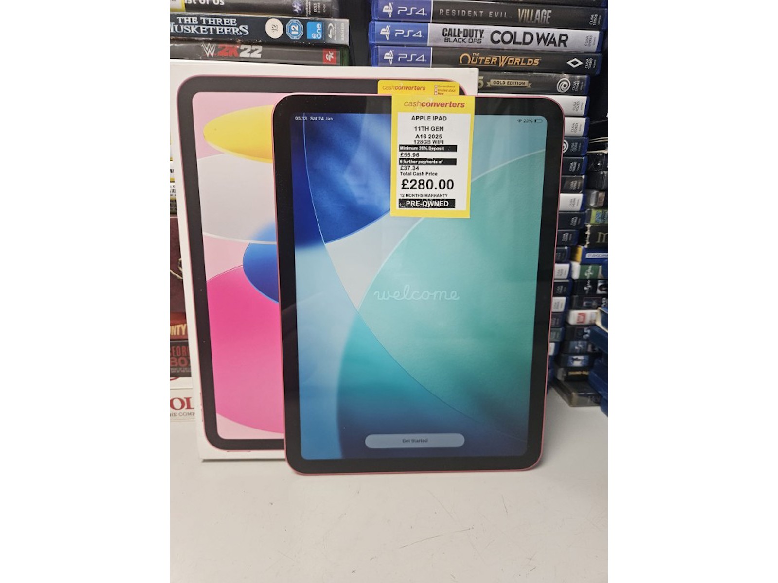 Apple iPad 11Th Gen A16 2025 128GB iPad Pink | 033500128113 | Cash ...