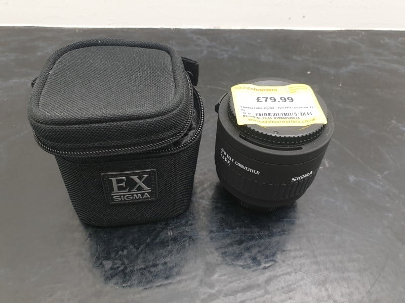 SIGMA APO TELE CONVERTER 2x EX DG Nikon F Mount With Caps Used